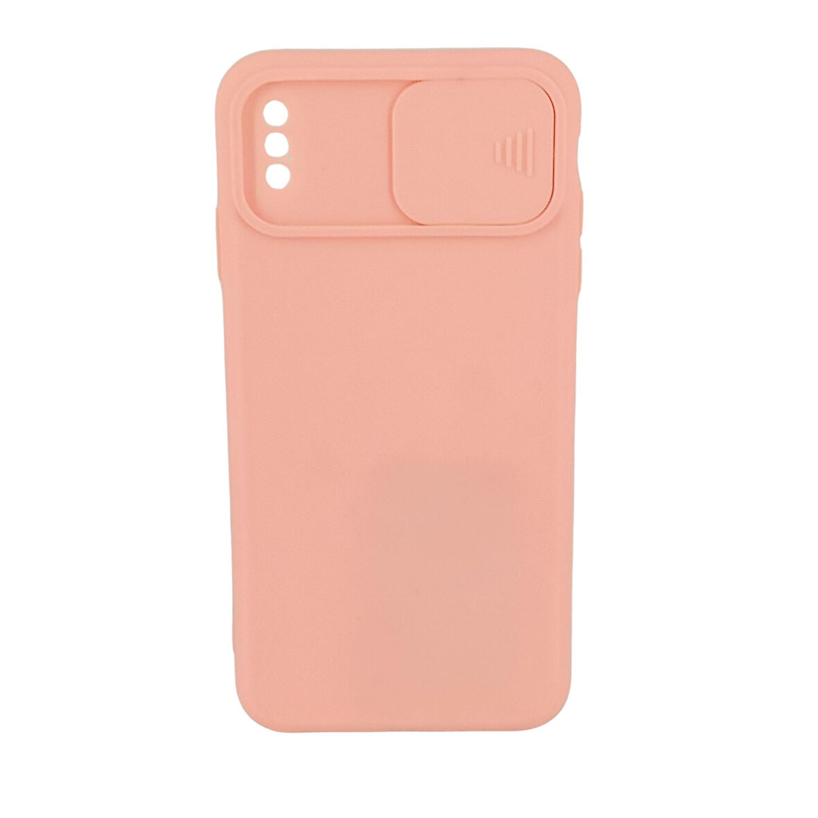 iPhone X/XS Uyumlu Kamera Sürgülü Mat Silikon Kılıf