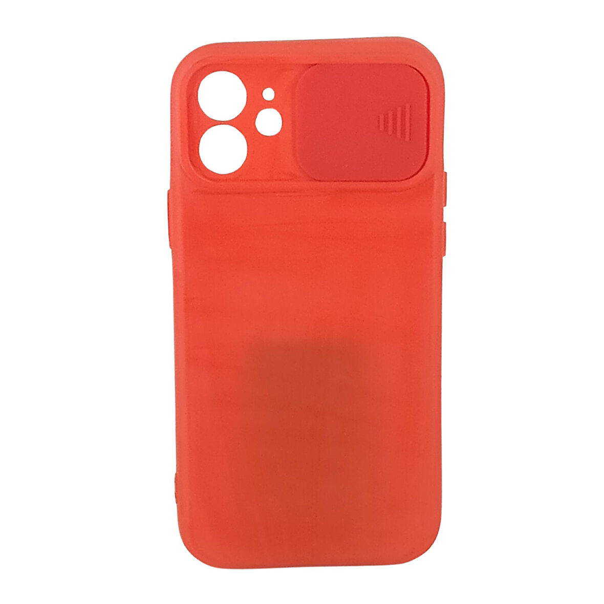 iPhone 12 Mini Uyumlu Kamera Sürgülü Mat Silikon Kılıf