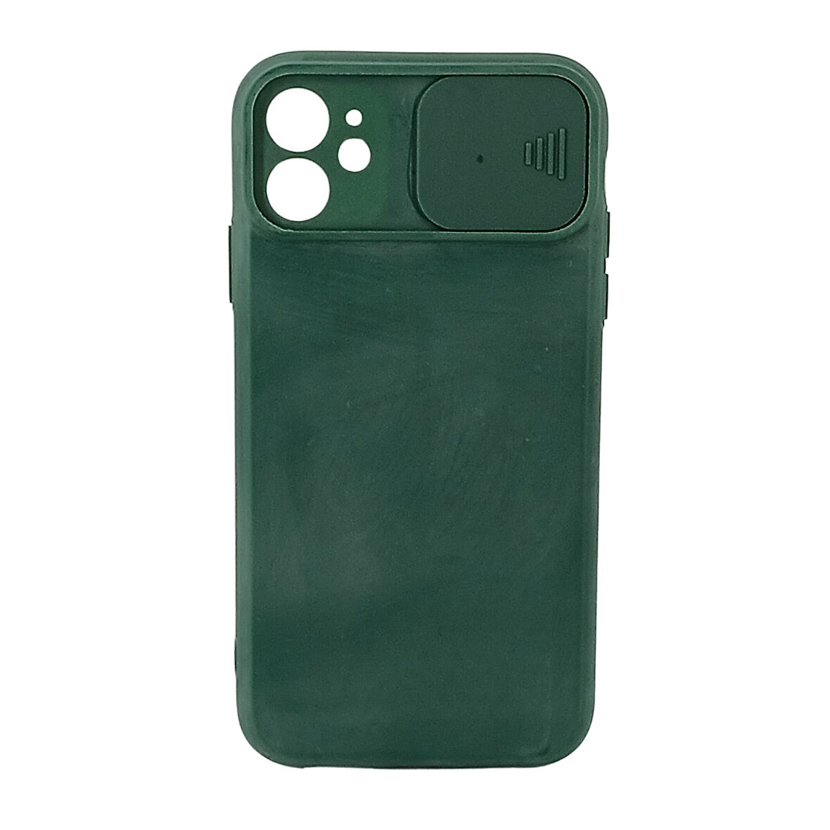 iPhone 12 Mini Uyumlu Kamera Sürgülü Mat Silikon Kılıf