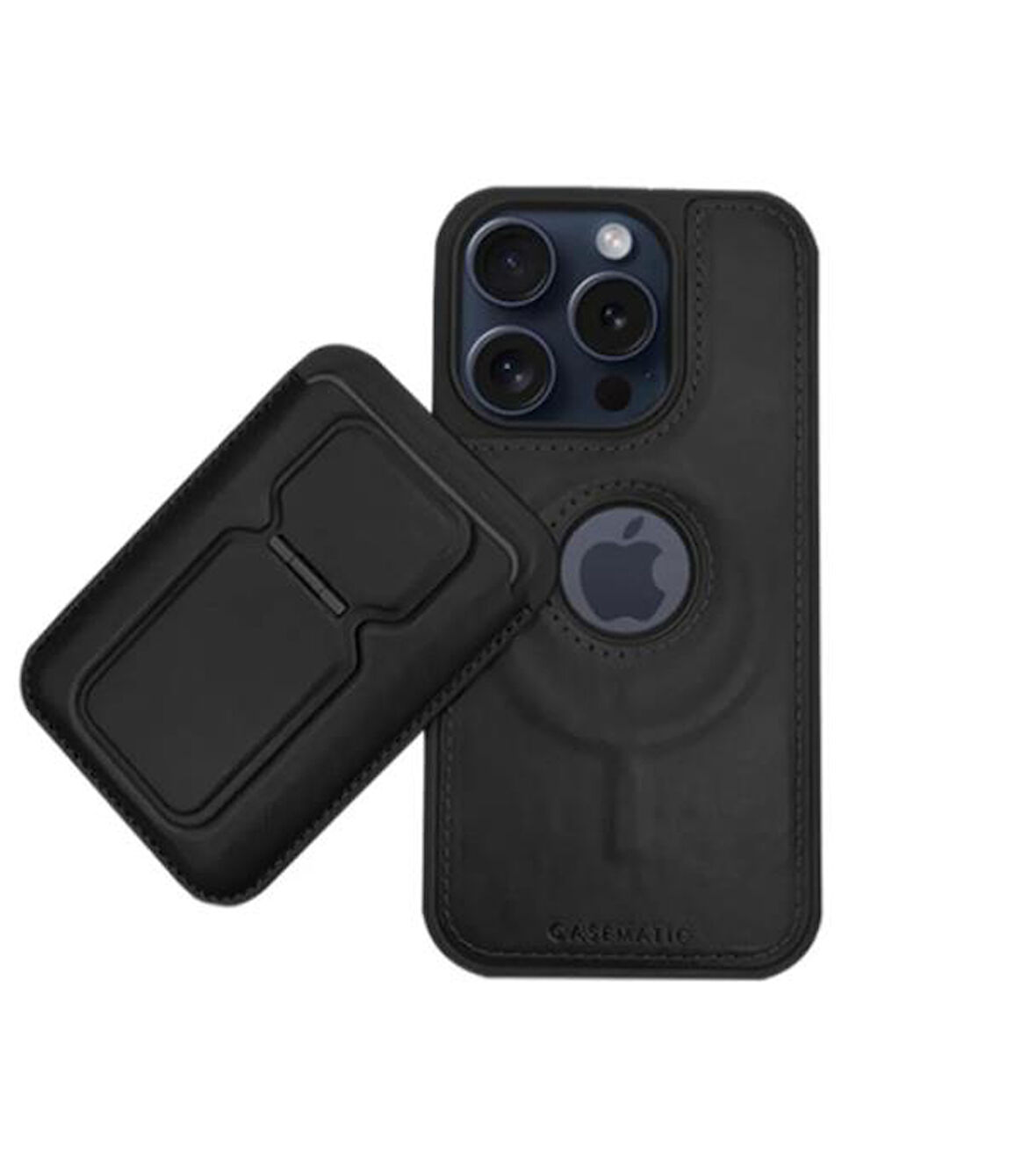 Samsung Galaxy S24 Ultra Uyumlu Standlı Kartlıklı Magsafe Wireless Şarj Özellikli Deri Cüzdan Kılıf