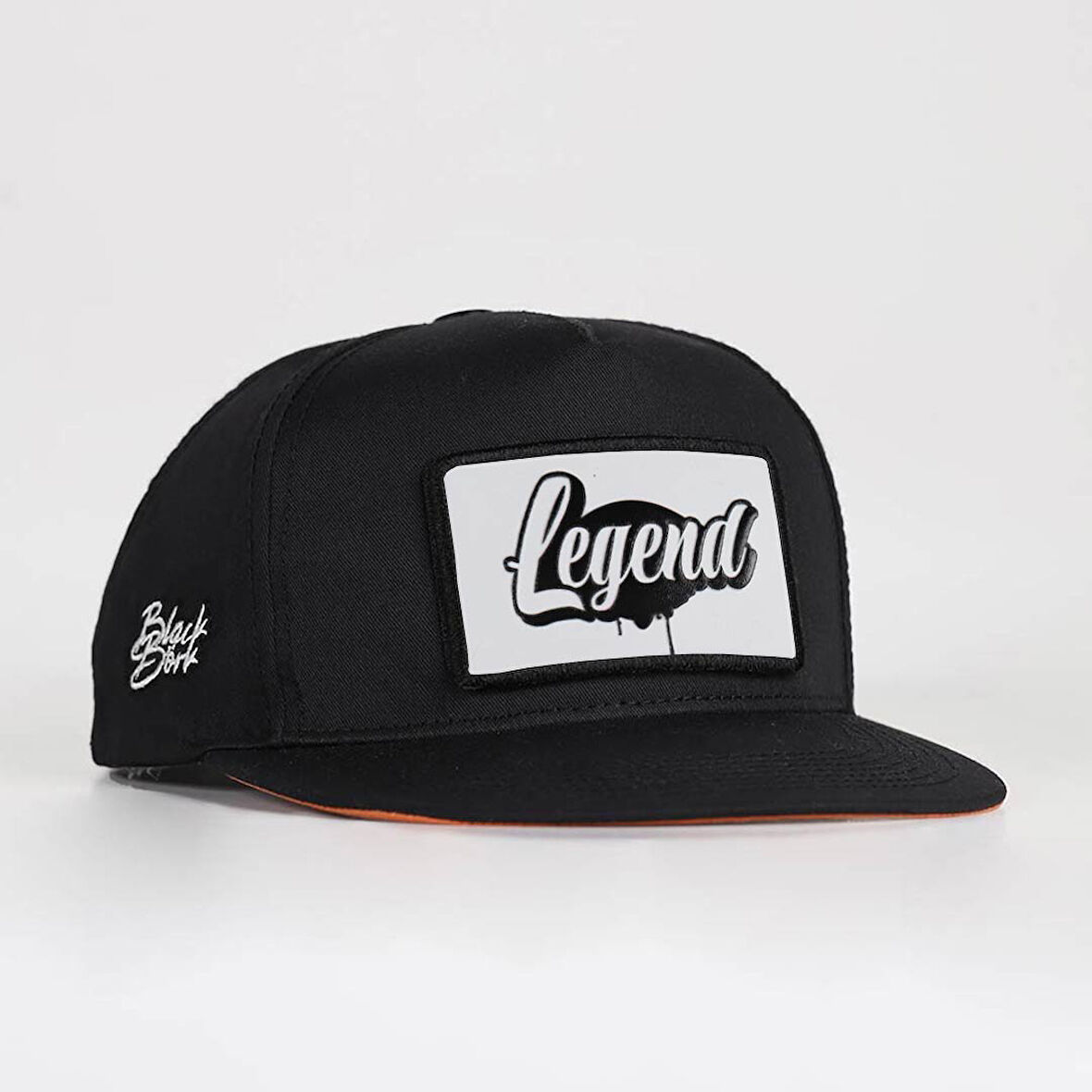 Legend Logolu Siyah Hip Hop Şapka