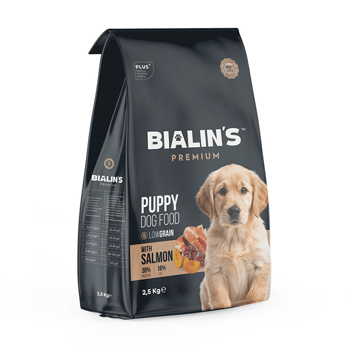 Bialins Premium Yavru Köpek Maması Somonlu 2.5kg