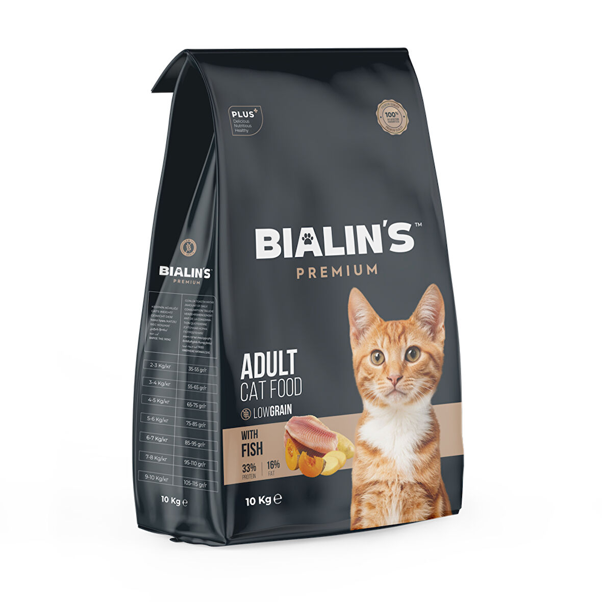 Bialins Premium Yetişkin Kedi Maması Balıklı 10kg