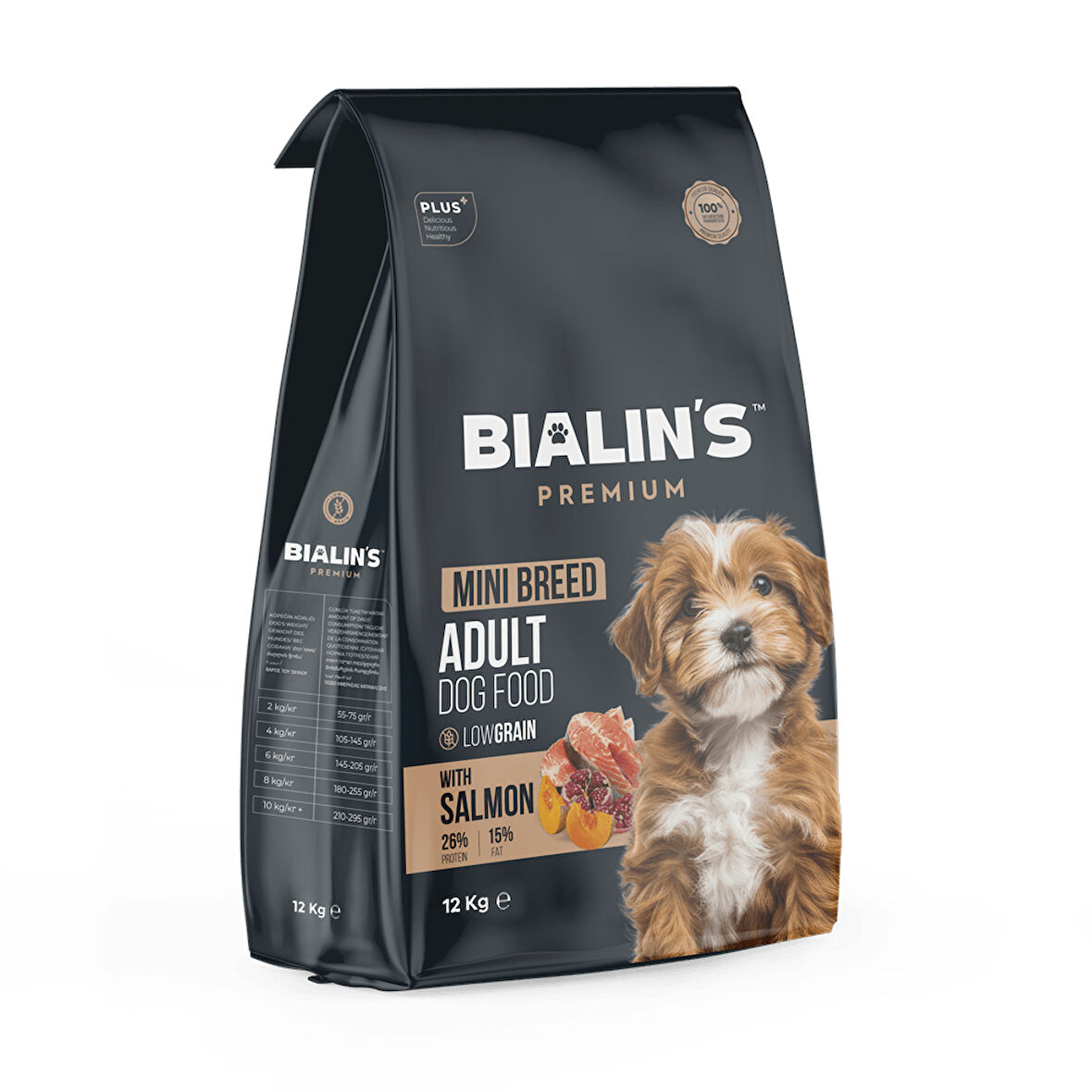 Bialins Premium Mini Breed Yetişkin Köpek Maması Somonlu 12kg