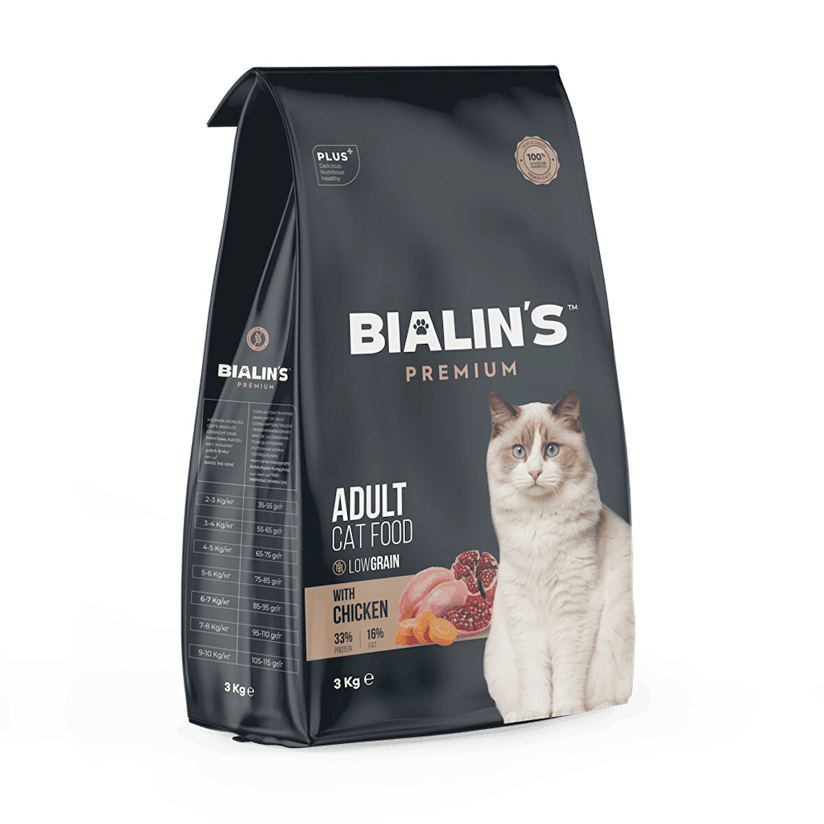 Bialins Premium Yetişkin Kedi Maması Tavuklu 3kg
