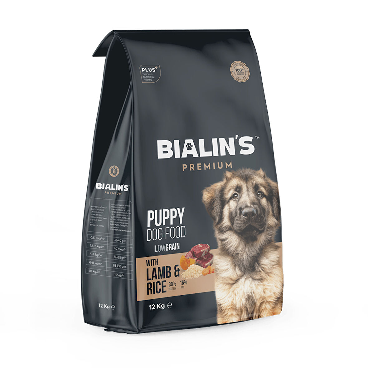 Bialins Premium Yavru Köpek Maması Kuzu & Prinçli 12kg