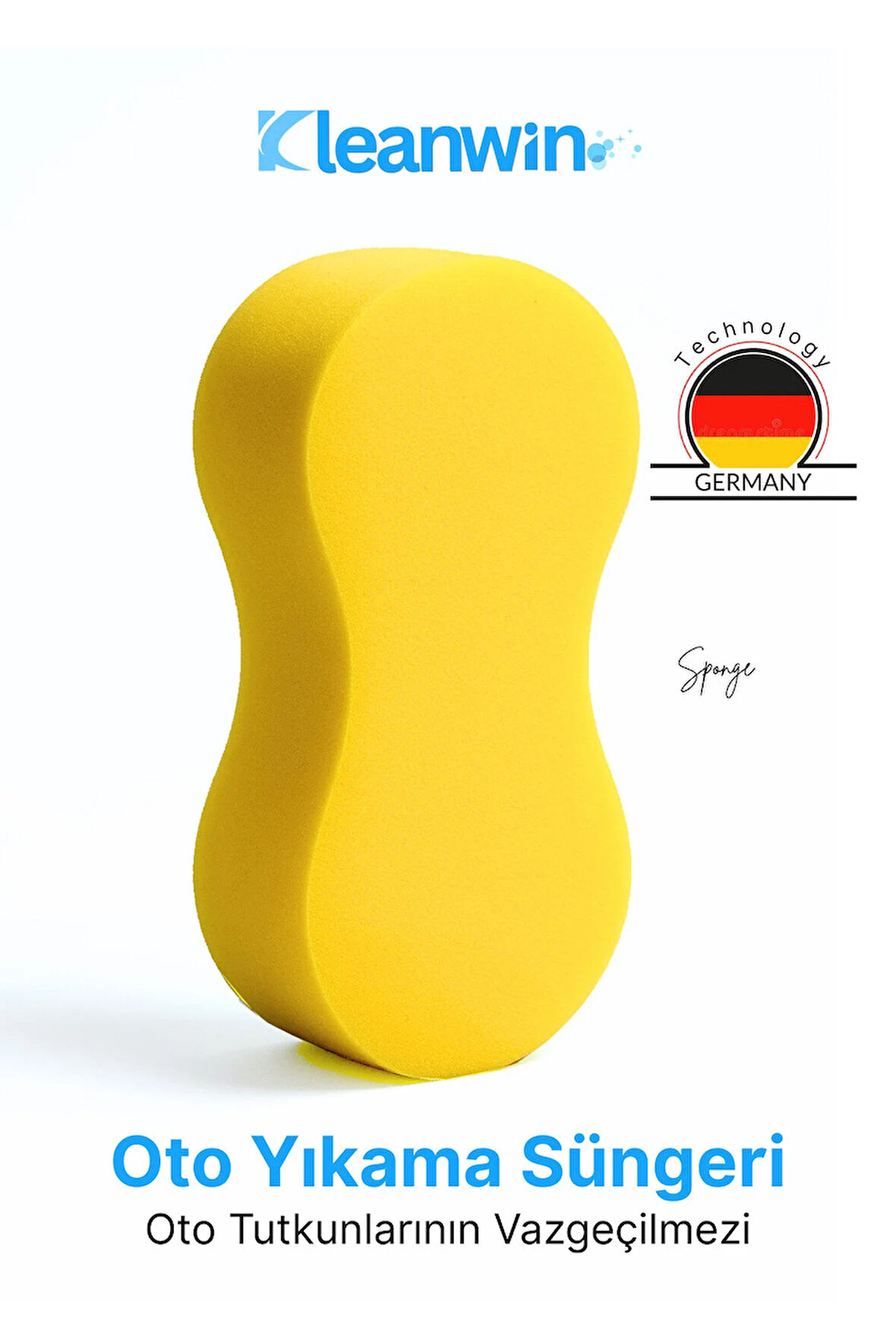 Sponge Yumuşak Oto Yıkama Süngeri, Araç Temizleme ve Köpükleme Süngeri 1 Adet