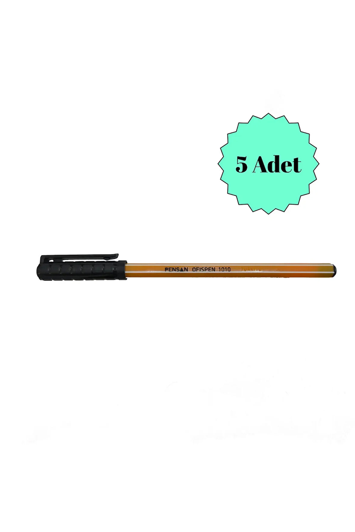 OFİSPEN 1010 Tükenmez Kalem, Siyah, 5 Adet