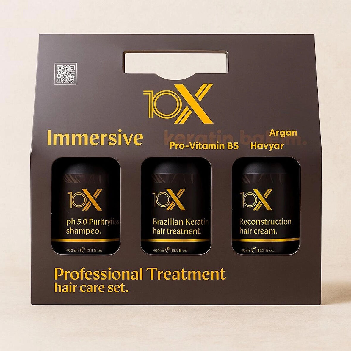 10x immersive professional keratin bakım seti