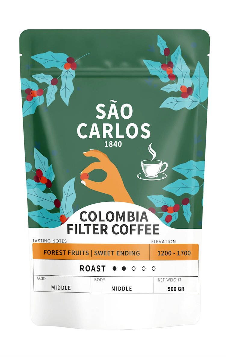 COLOMBIA FILTER COFFEE (500gr) - Çekirdek