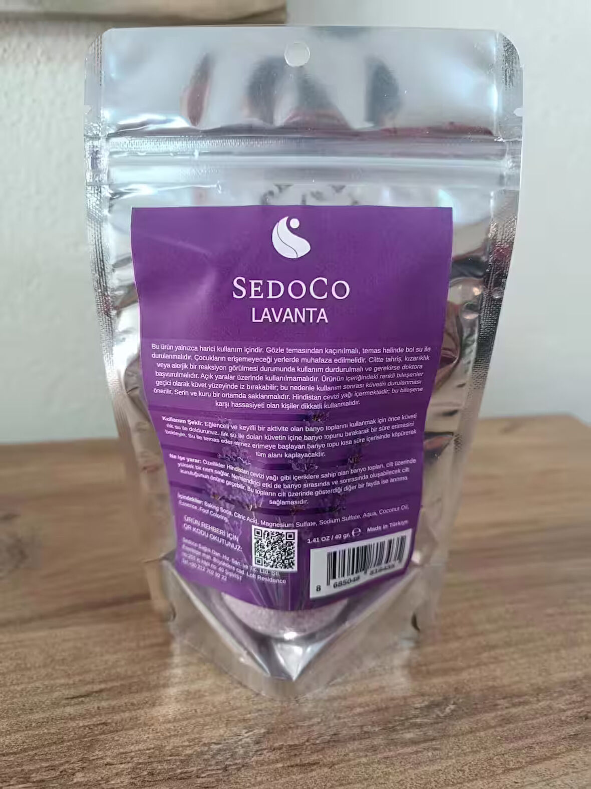 Sedoco AquaBloom Lavanta – Nem Bombası 40gr (Orta Boy)