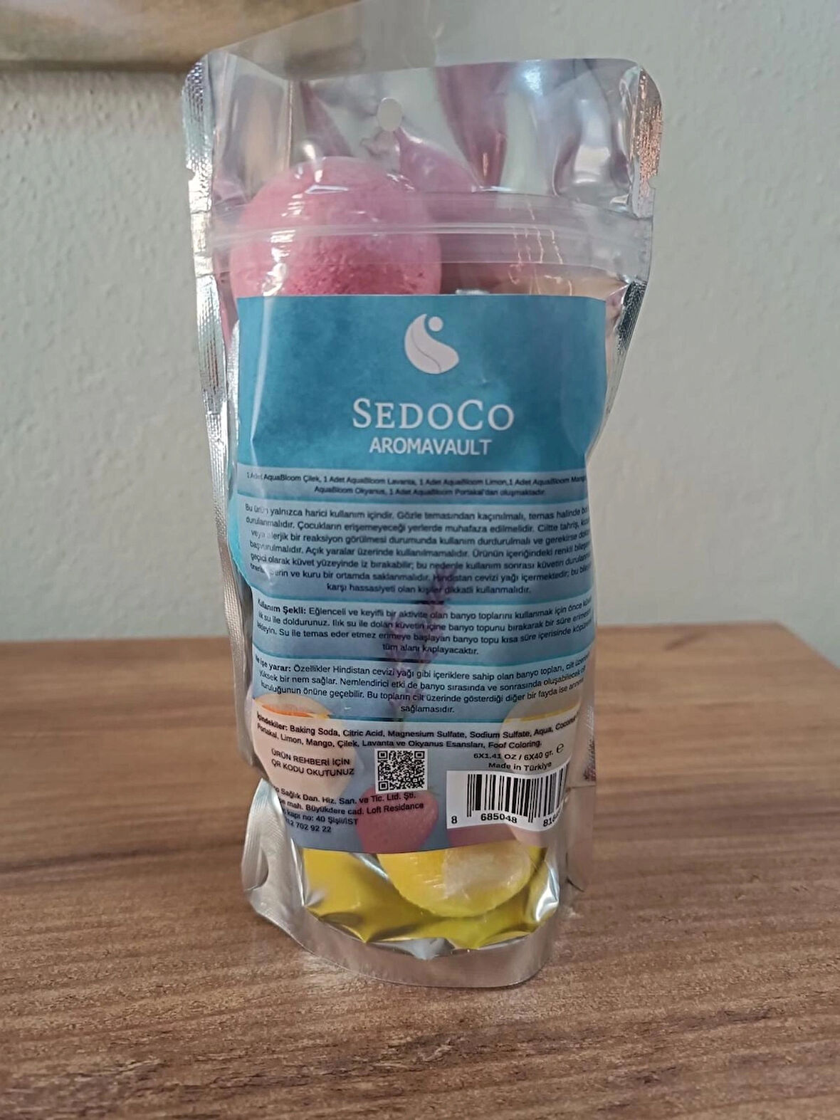 Sedoco AquaBloom 6'lı Nem Bombası Aromavault