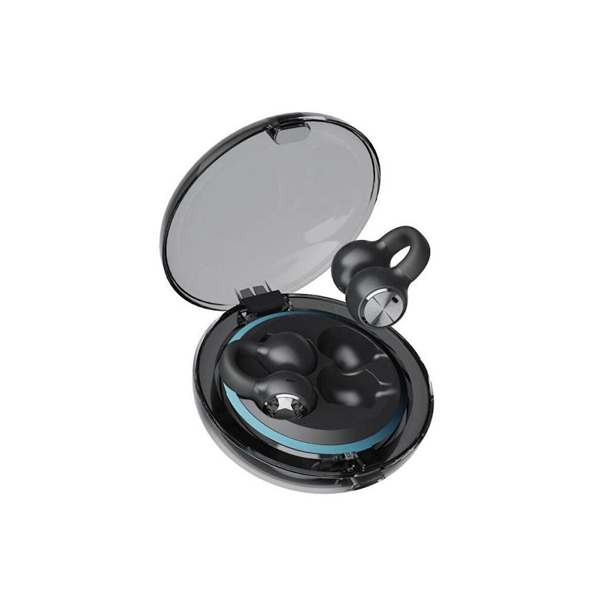 Küpe Tipi Bluetooth Kulaklık  Siyah