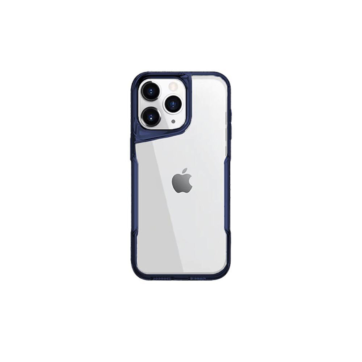 iPhone 12 Mat Lazer Telefon Kılıfı  Mavi
