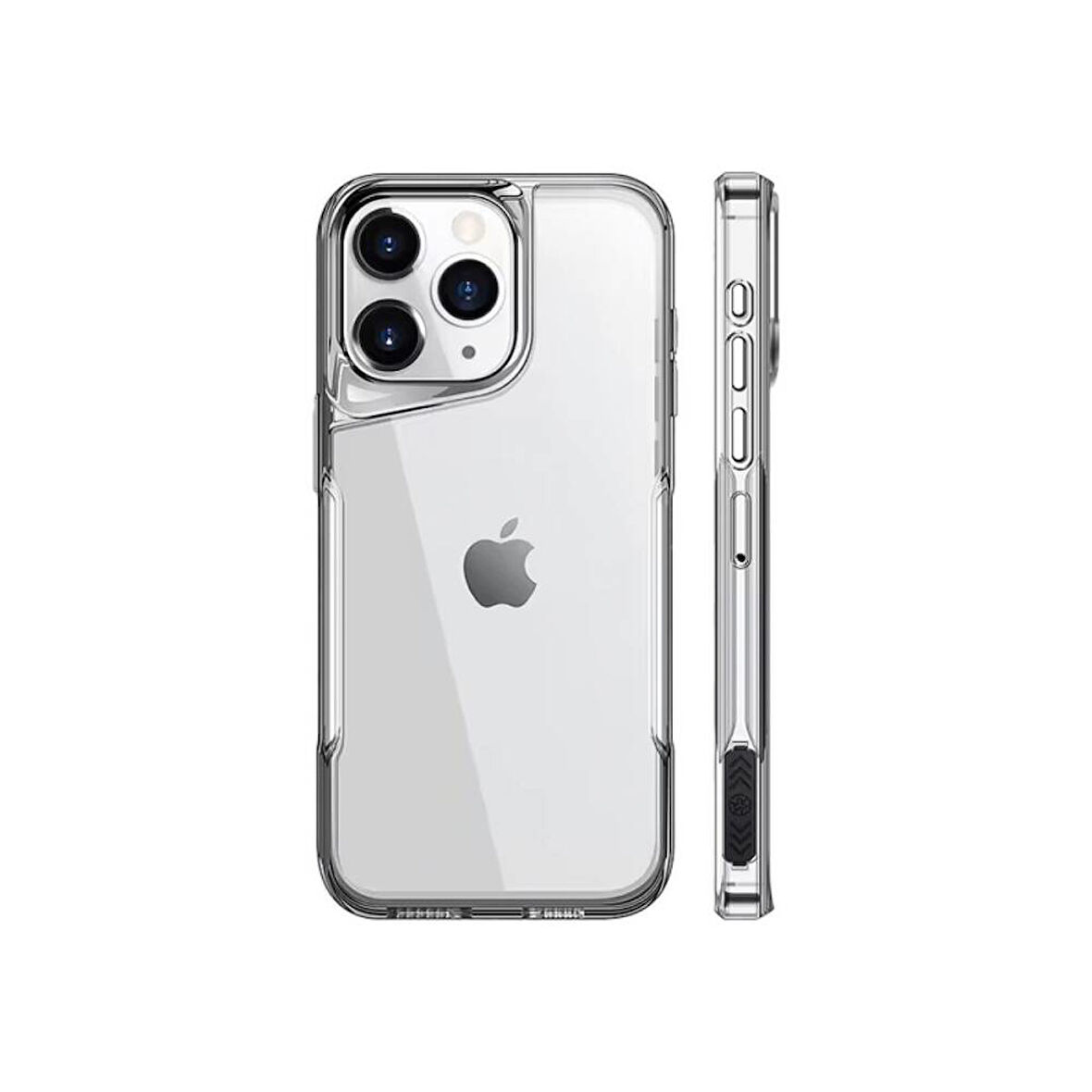 iPhone 13 Mat Lazer Telefon Kılıfı  Gümüş