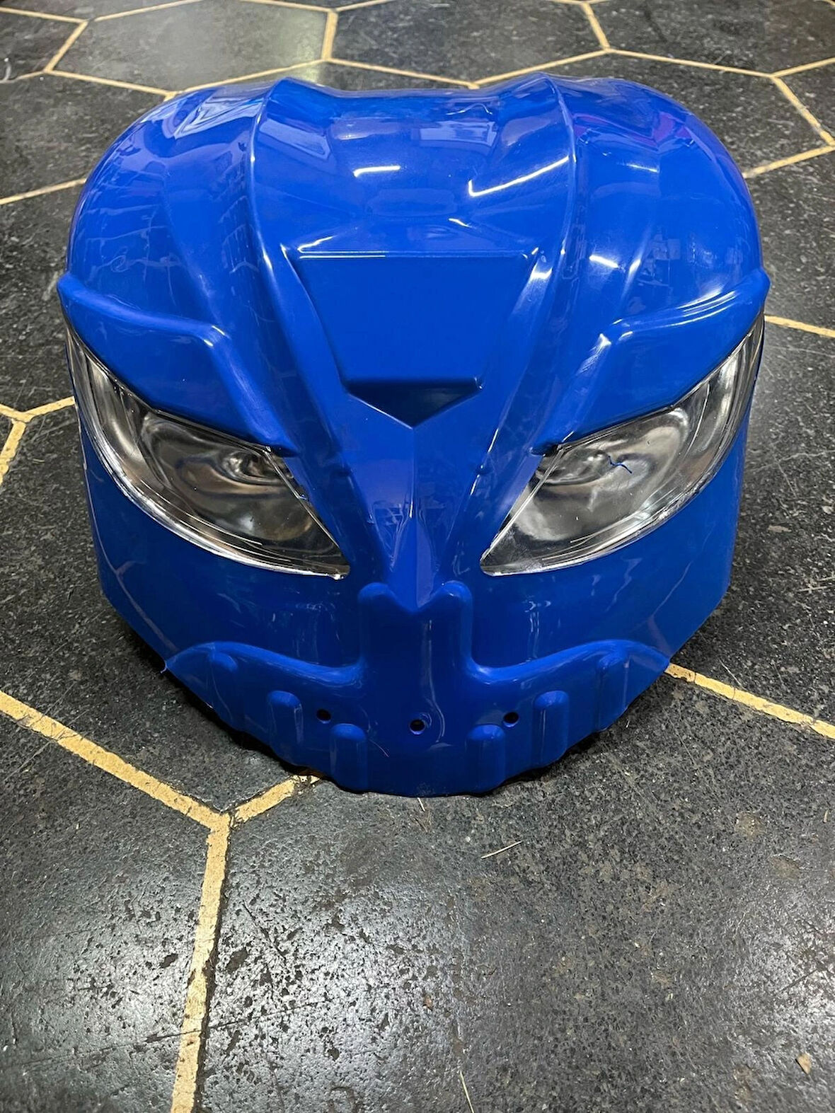 Patpat Çapa Makinesi Motor Kaput Mavi