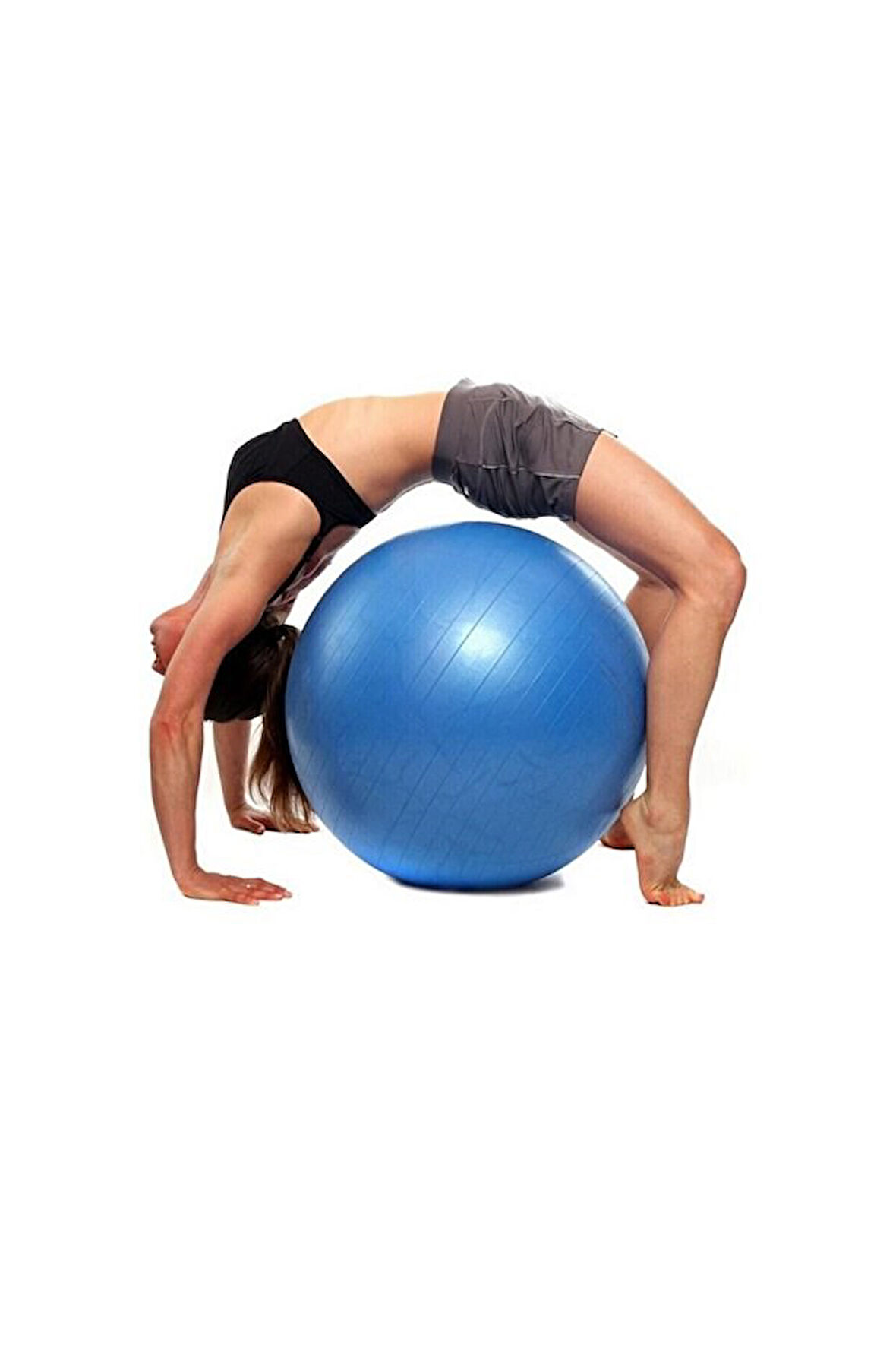 65CM Mavi Pilates Topu – Profesyonel Yoga, Pilates ve Spor Topu