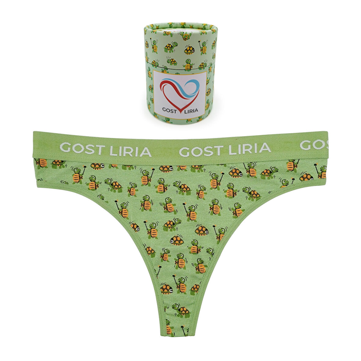 Tortoise Desenli Kadın String Külot