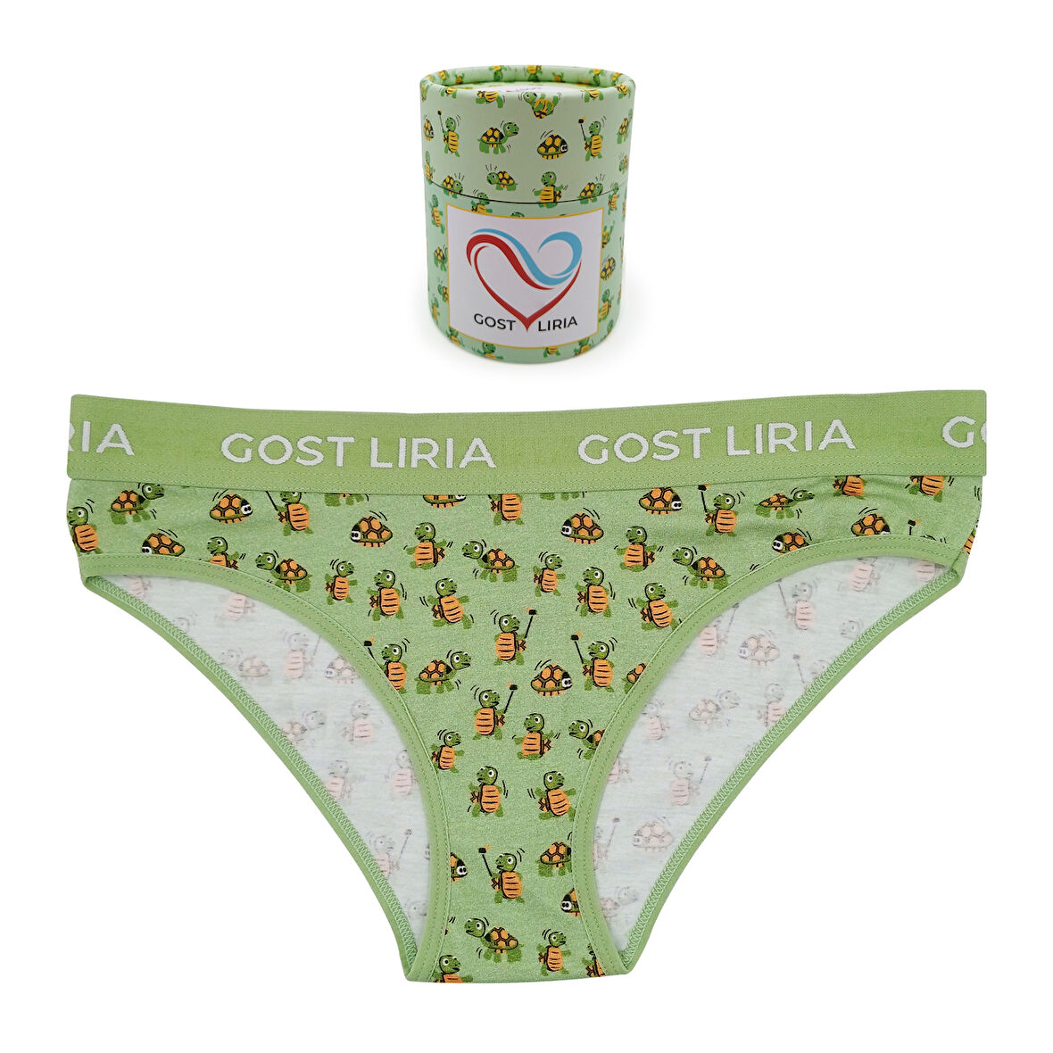  Tortoise Desenli Kadın Slip Külot