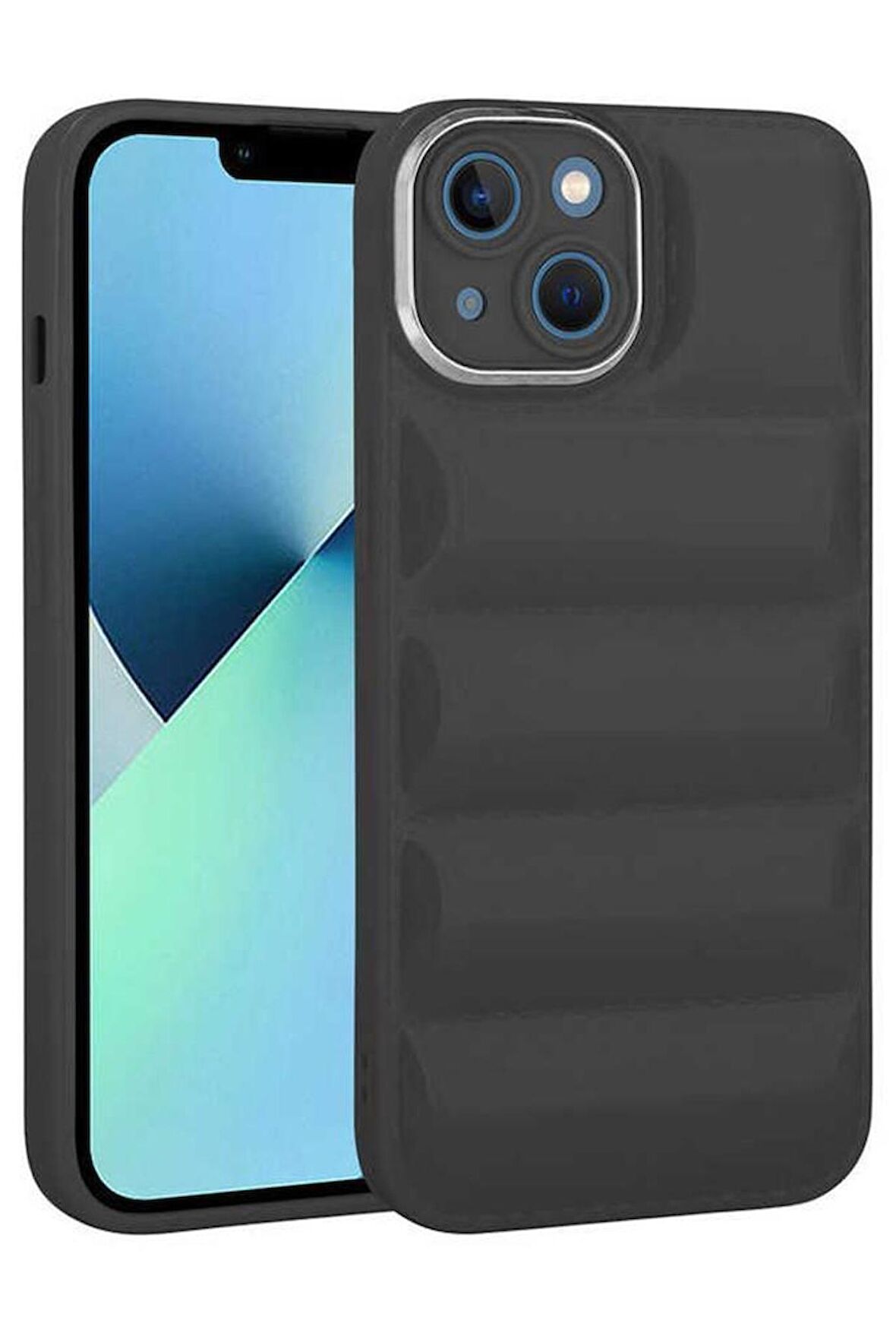 iPhone 14 Plus Kılıf Kamera Korumalı Airbagli Dikişli Silikon