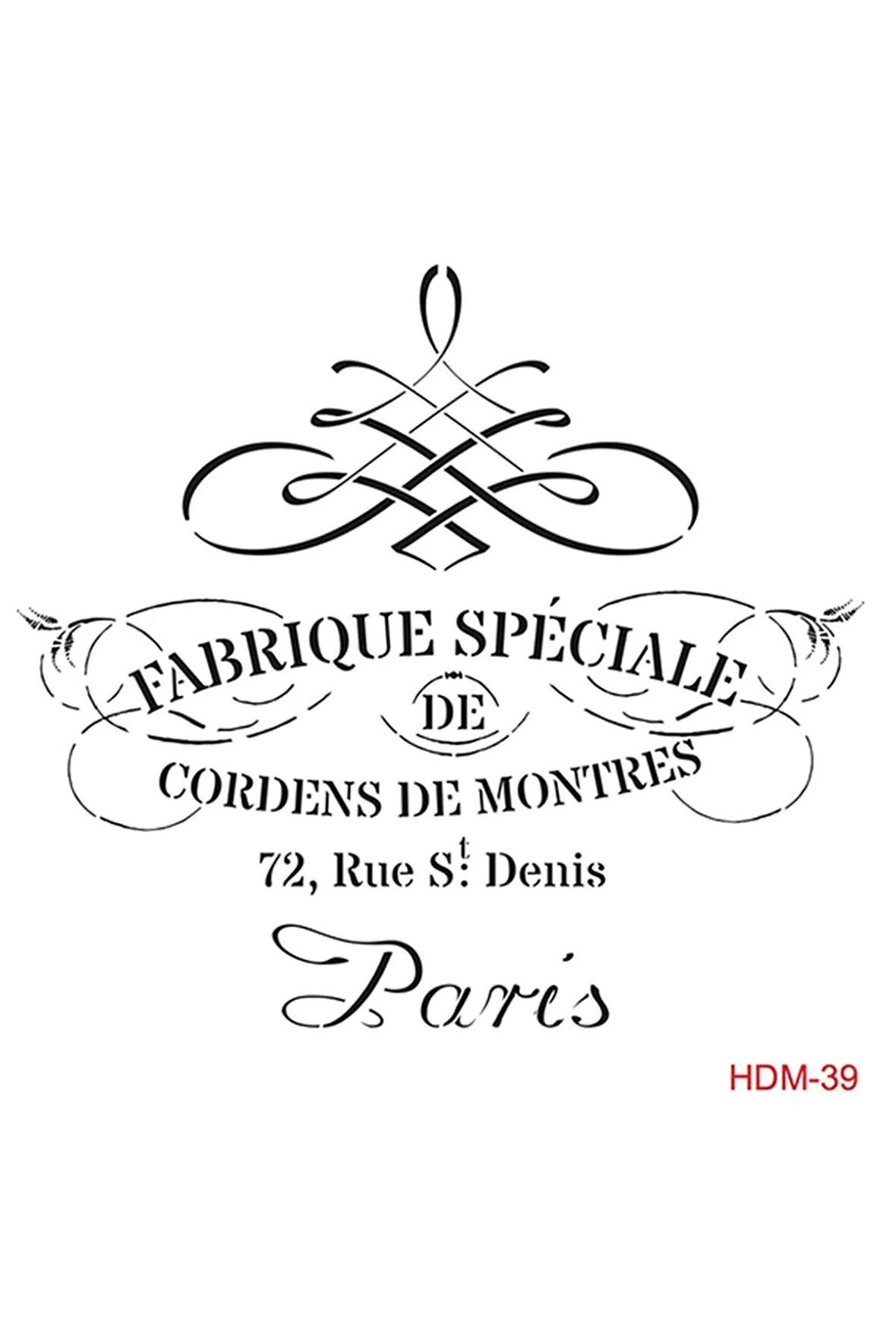 Hdm39 Home Dekor Midi Stencil (25x25)