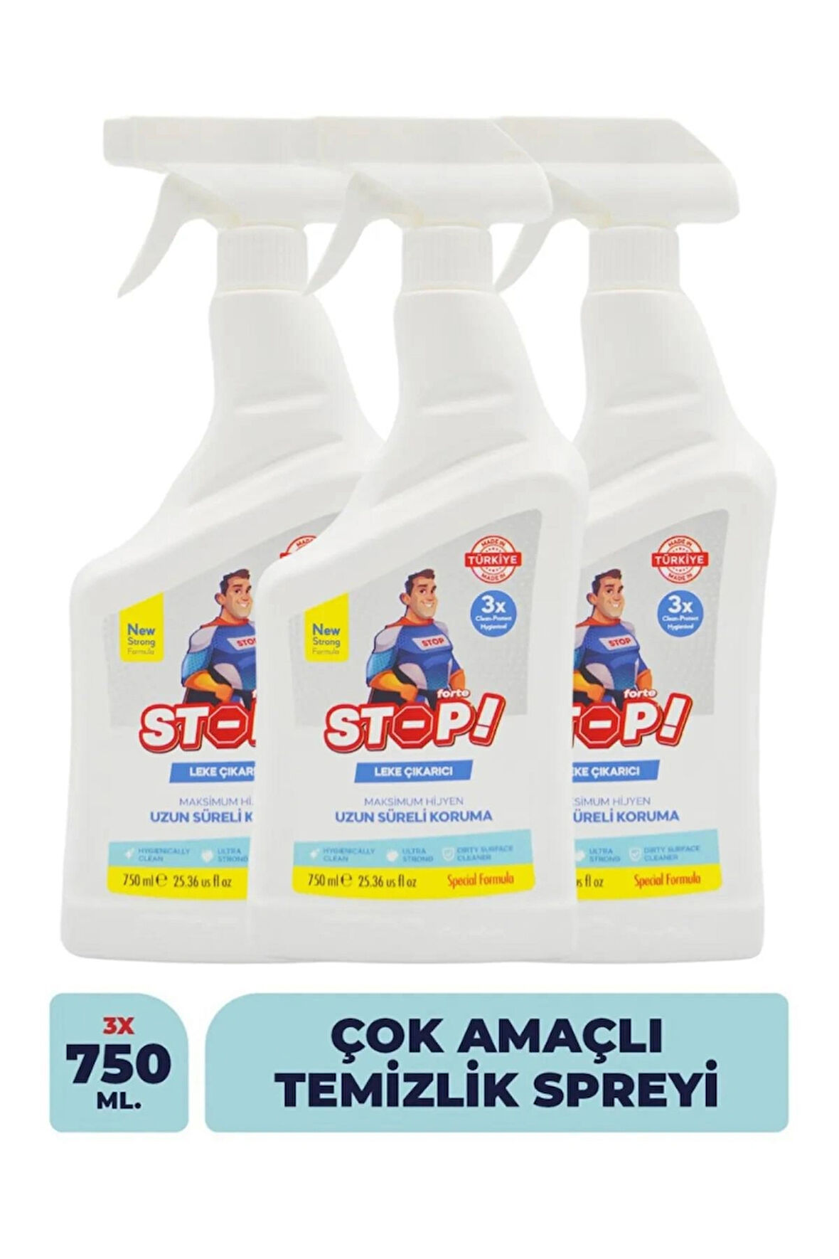 Stop Forte 3'lü Leke Çıkartıcı