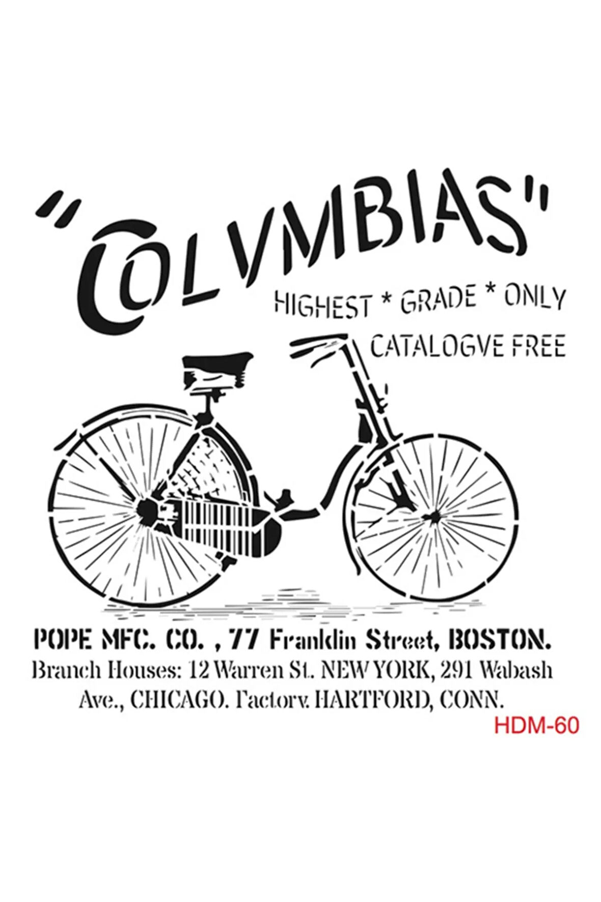 Hdm60 Home Dekor Midi Stencil (25x25)