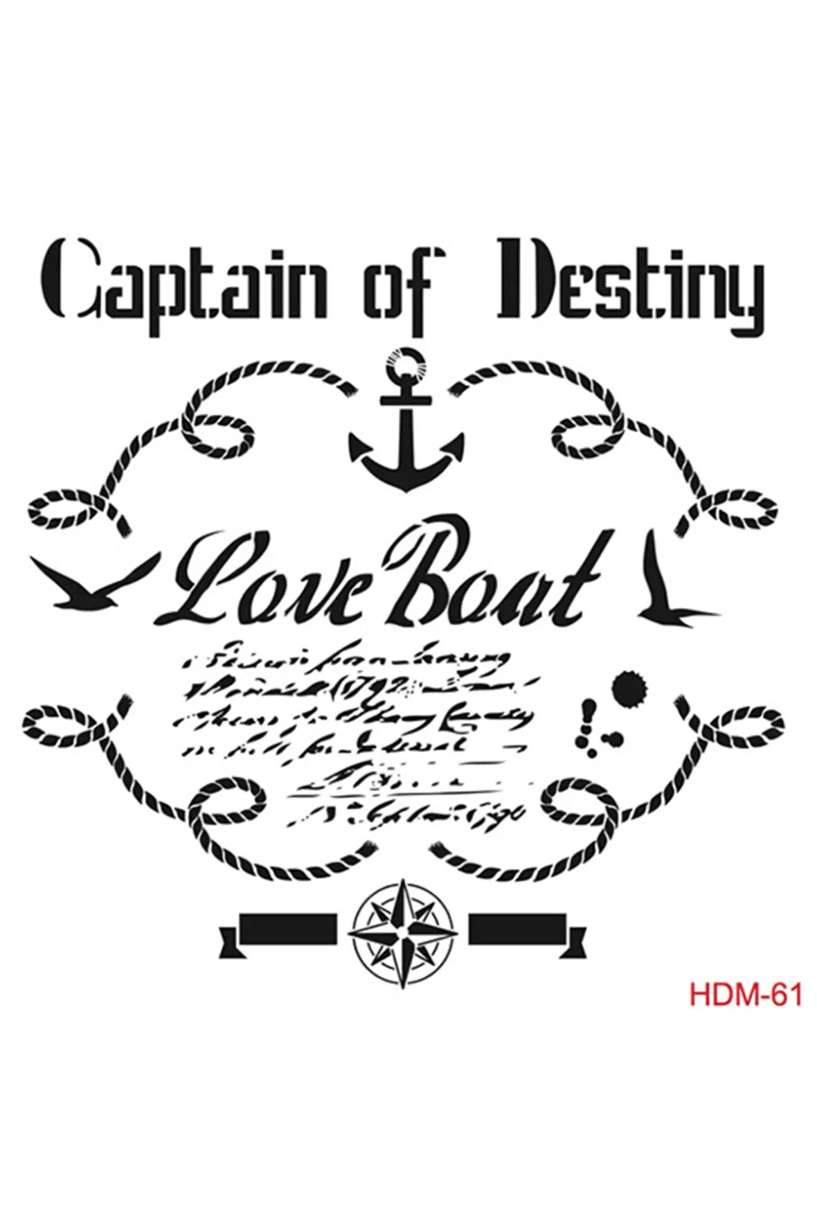 Hdm61 Home Dekor Midi Stencil (25x25)