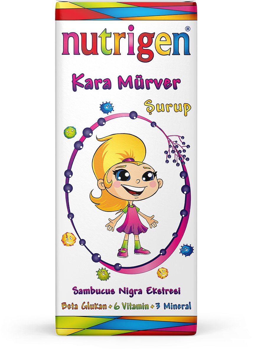 Nutrigen Elderberry Kara Mürver + Beta-Glukan + Bal 200 ml