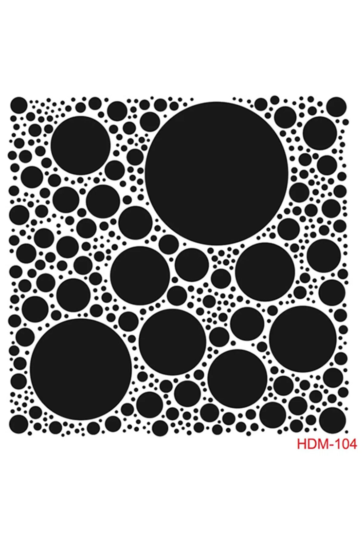 Hdm104 Home Dekor Midi Stencil (25x25)