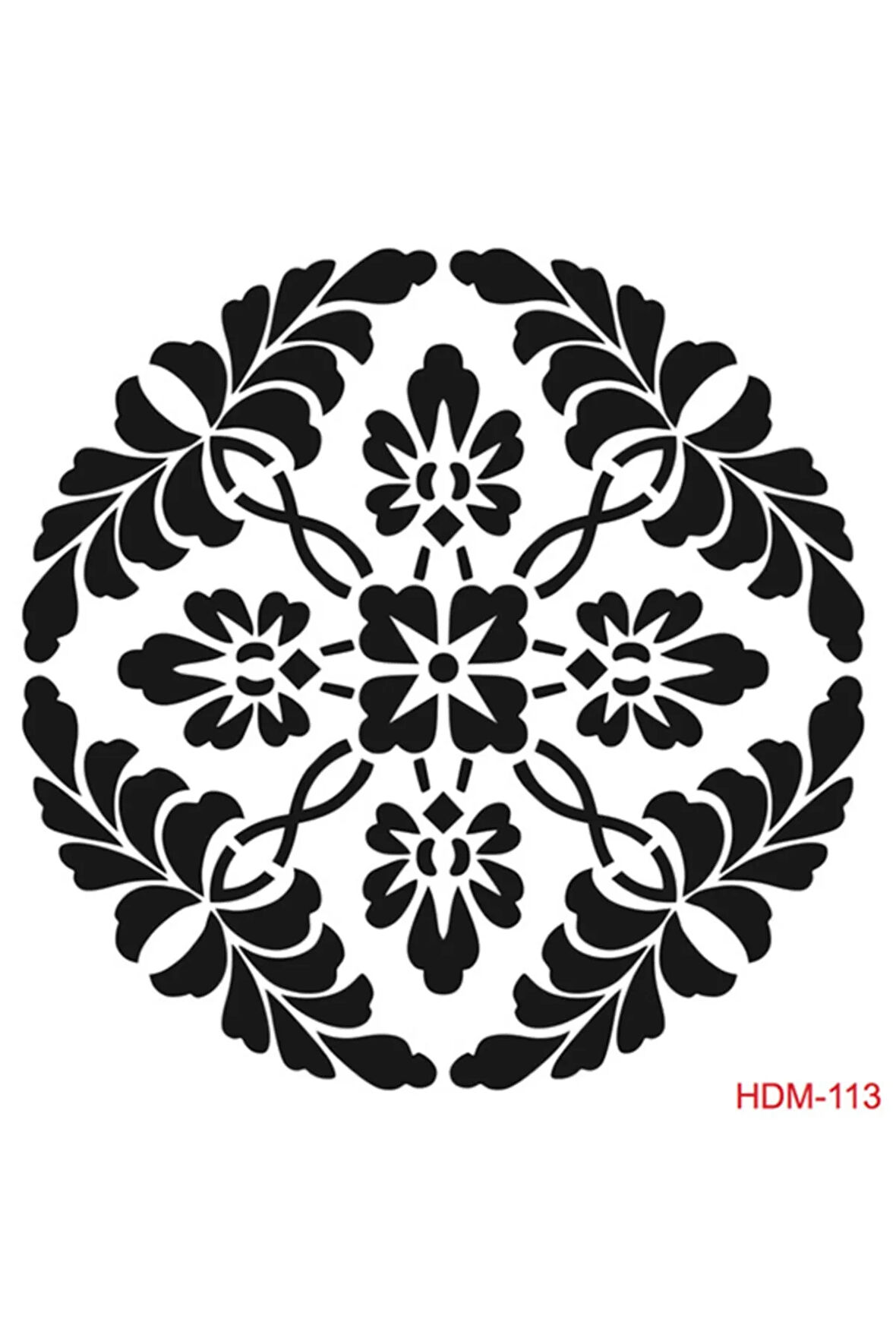 Hdm113 Home Dekor Midi Stencil (25x25)