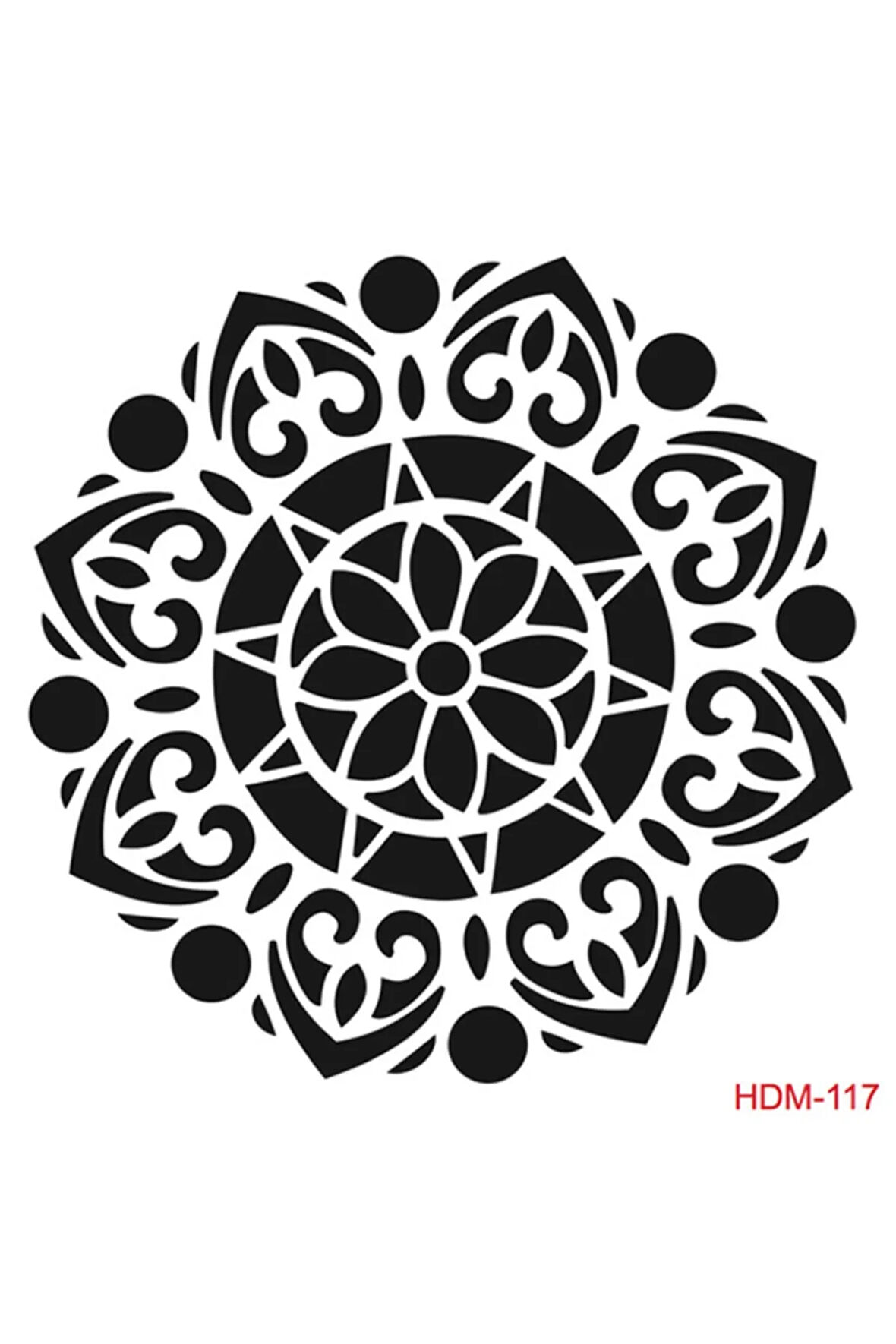 Hdm117 Home Dekor Midi Stencil (25x25)