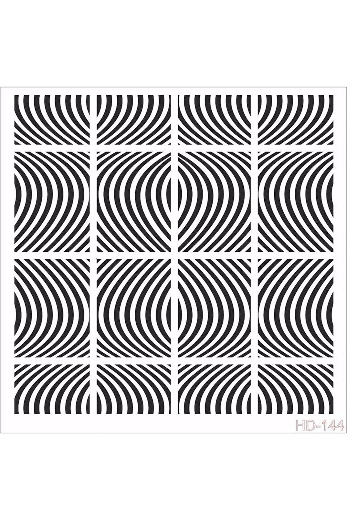 Hdm144 Home Dekor Midi Stencil (25x25)