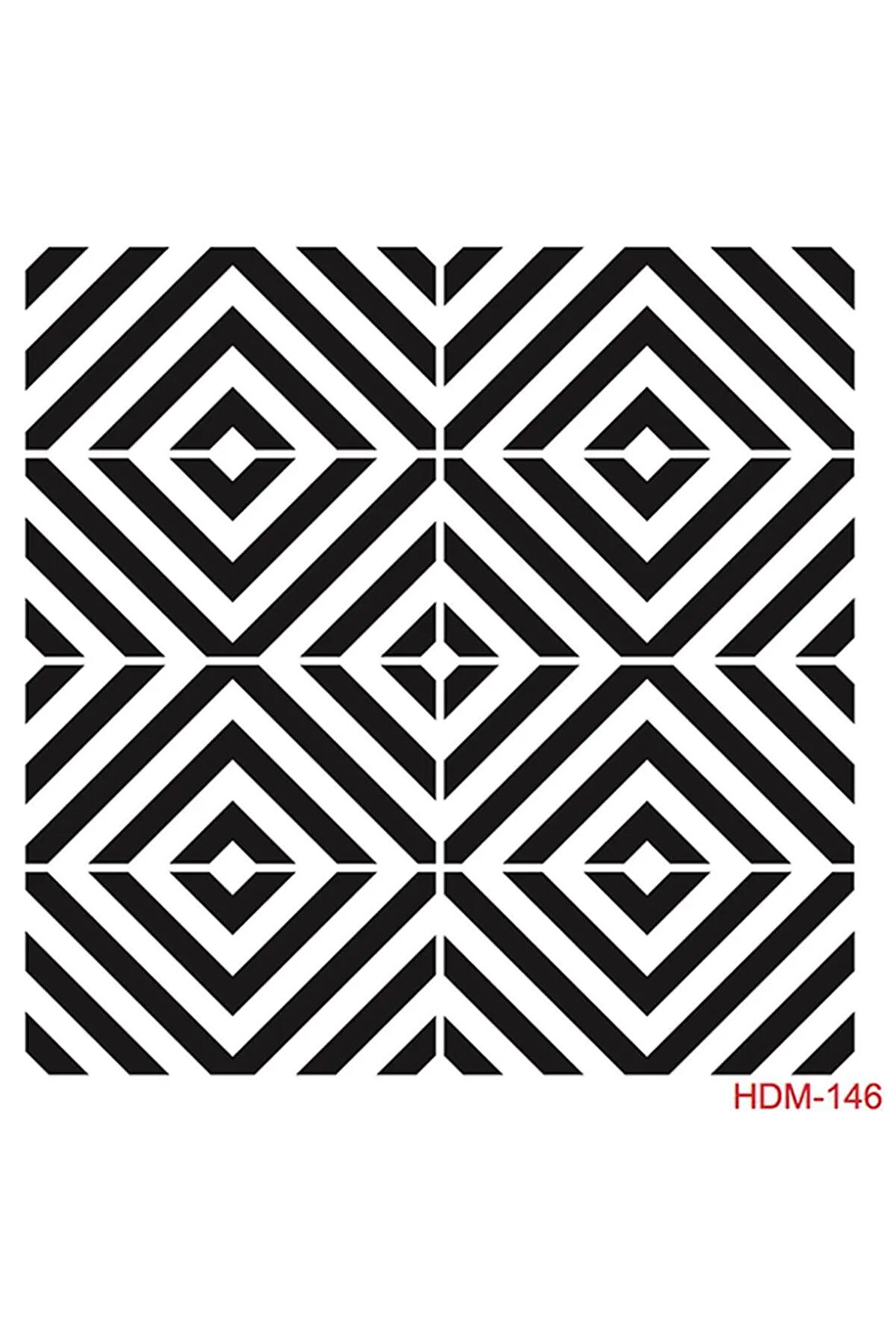 Hdm146 Home Dekor Midi Stencil (25x25)