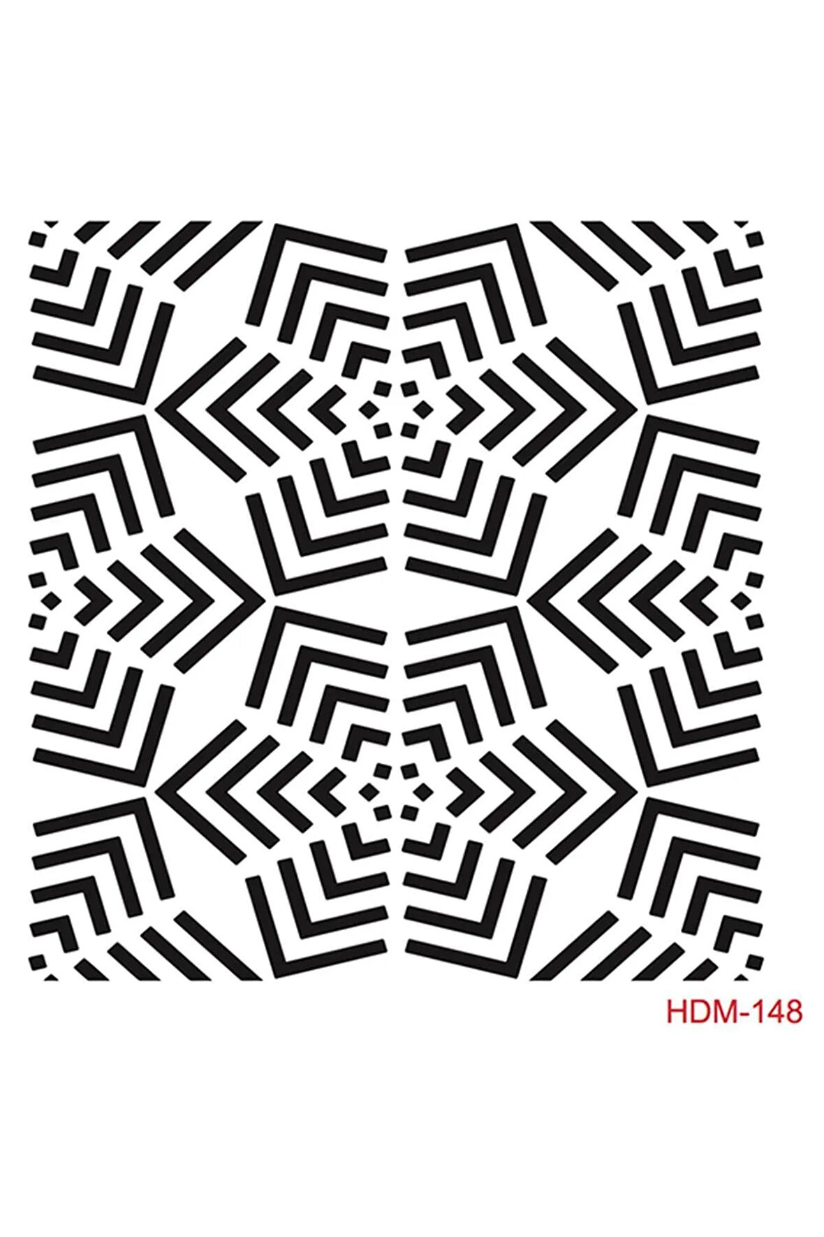 Hdm148 Home Dekor Midi Stencil (25x25)