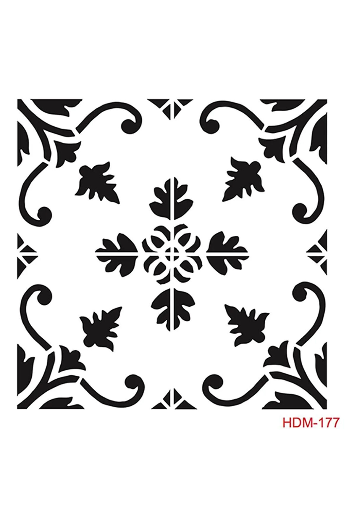 Hdm177 Home Dekor Midi Stencil (25x25)