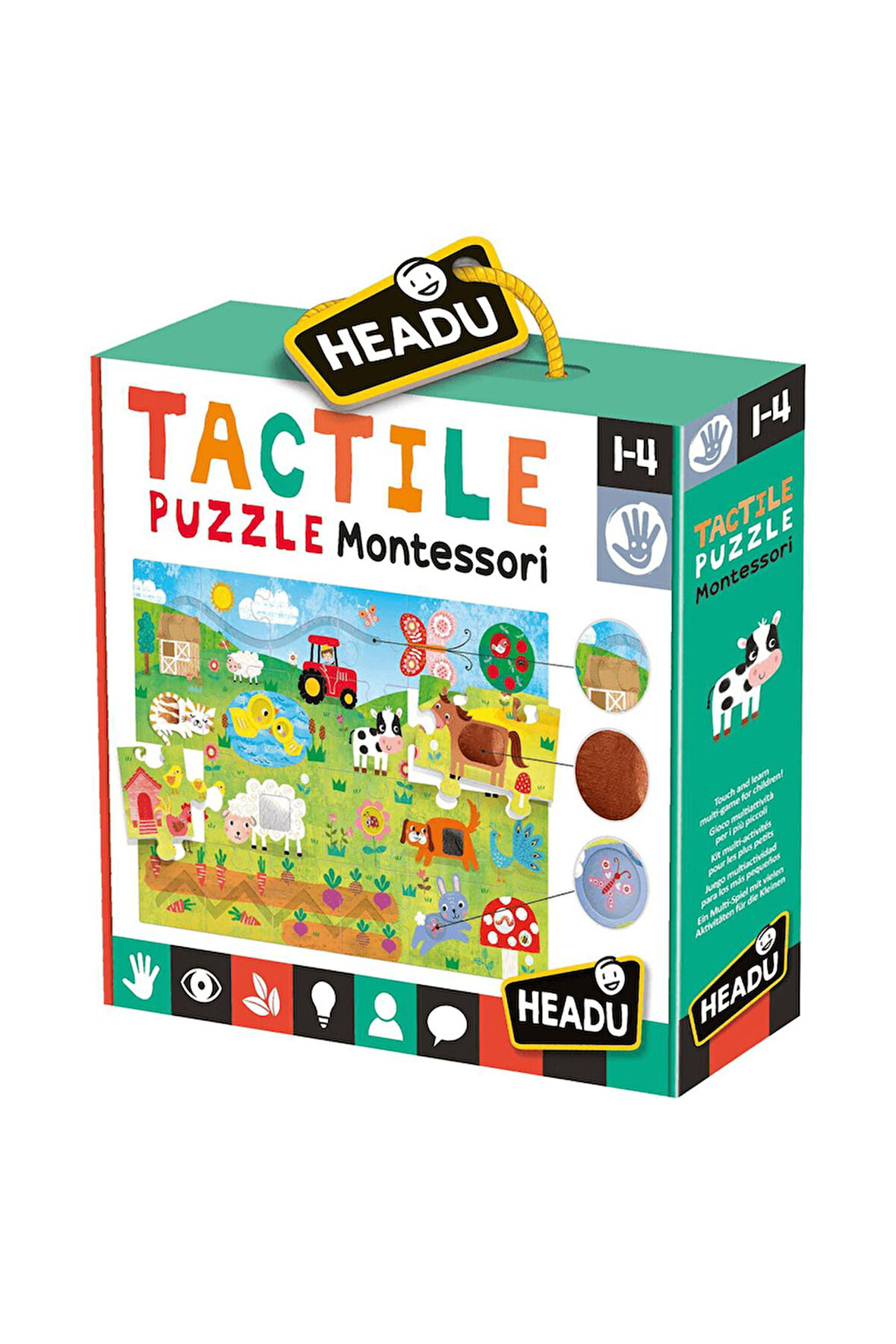 Puzzle Tactile Montessori (1-4 YAŞ) Mu-23592