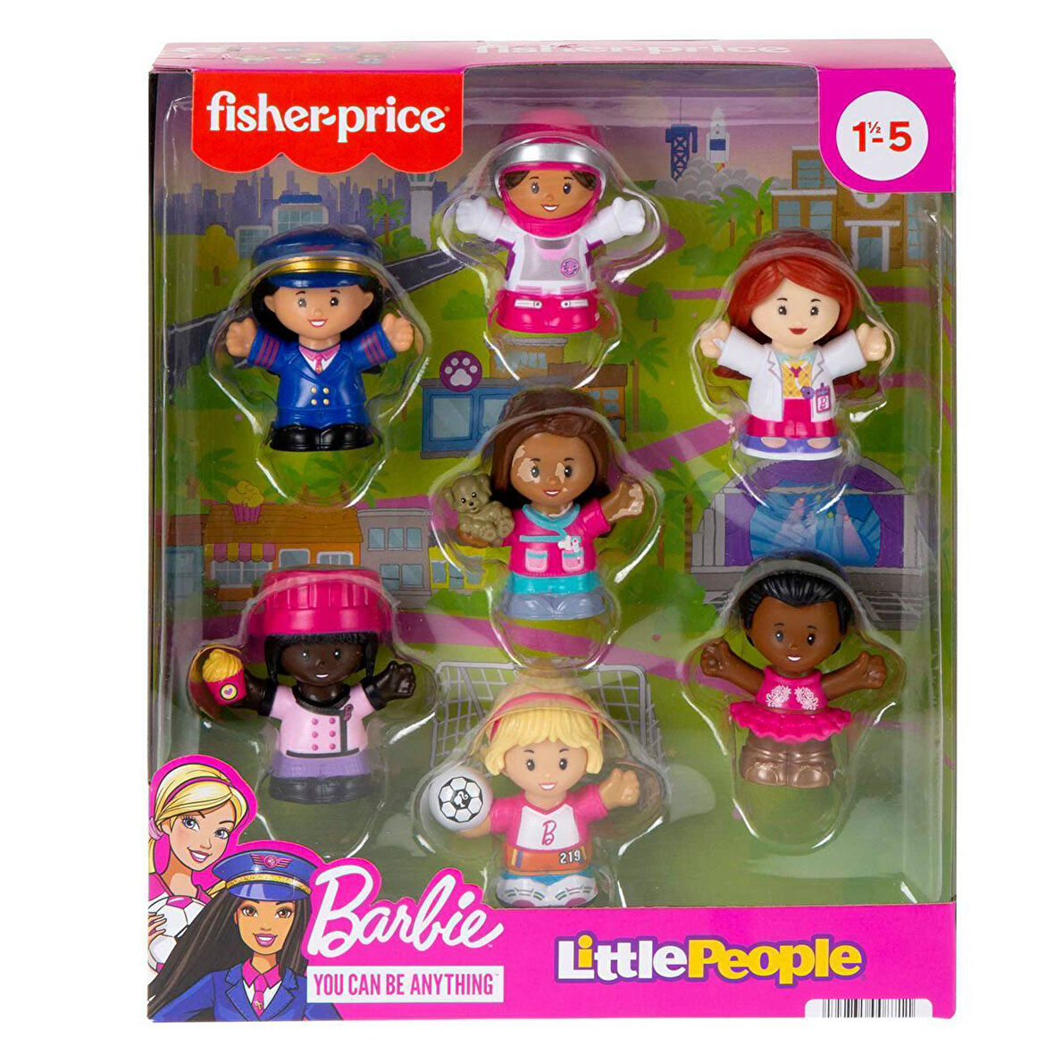 FABBATOYS Little People Barbie Figürleri