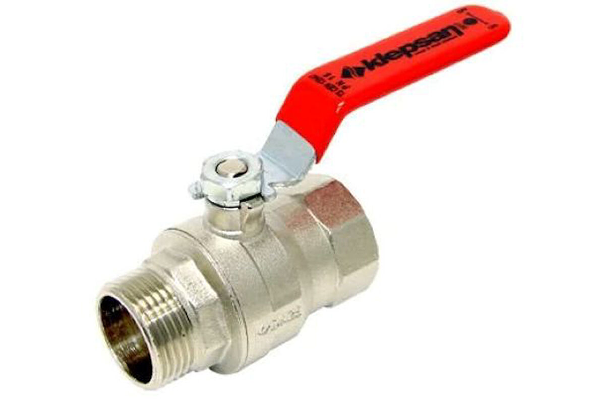 Klepsan 306 Tam Geçişli Küresel Vana Dış Dişli Ts 13547 