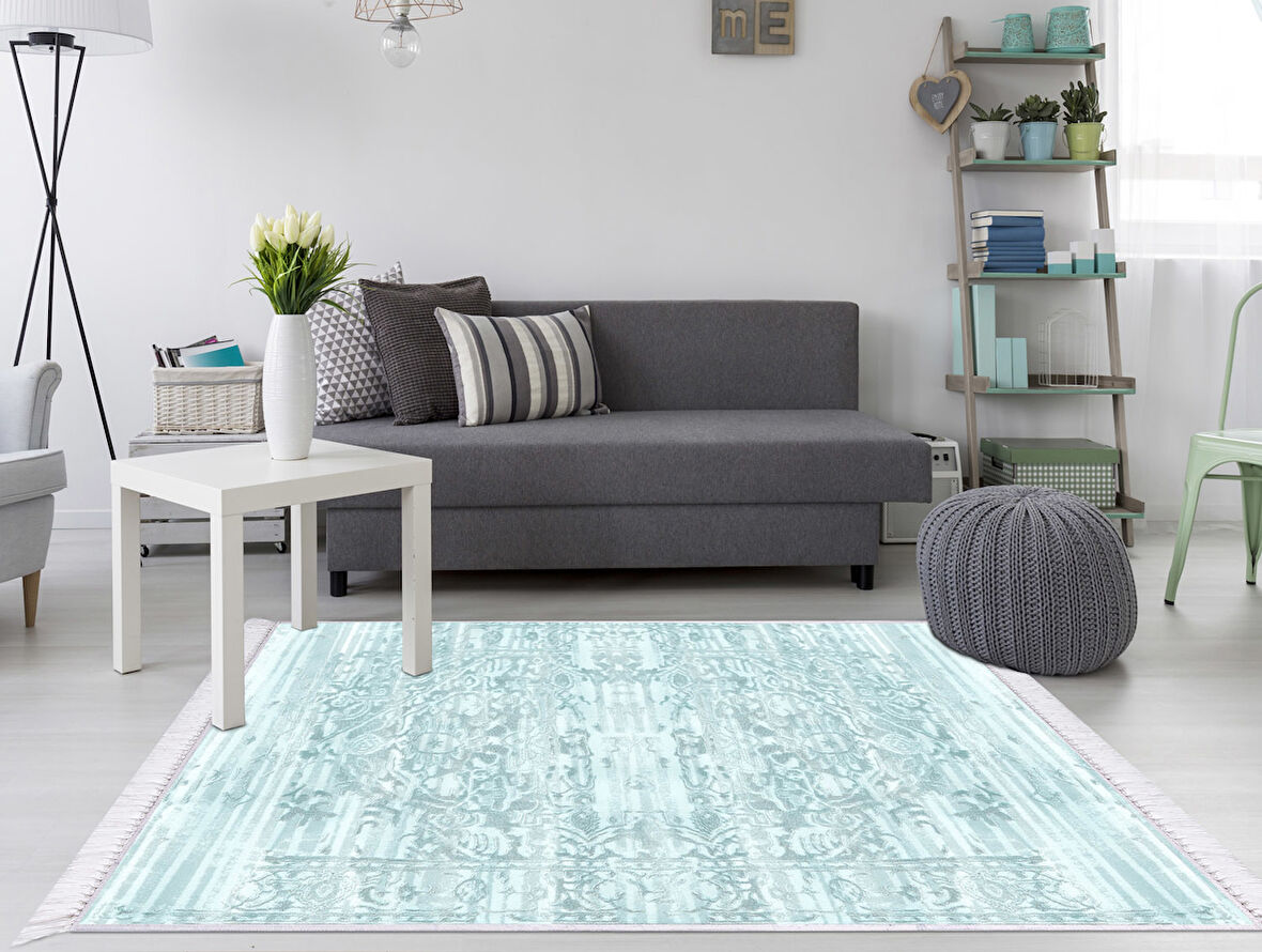 Dekoreko İnci Halı Dijital Saçaklı 1824 Desen 1