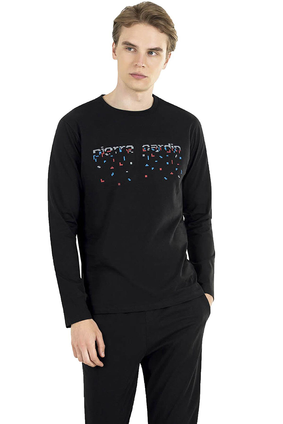 Pierre Cardin %100 Pamuk Erkek Pijama Takım, Mevsimlik Pijama, Uzunkol Pijama