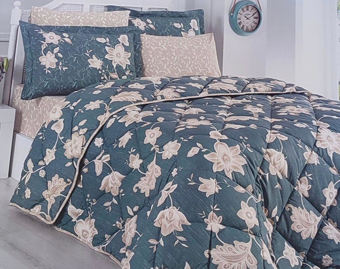 Clasy %100 Pamuk Ranforce Tek Kişilik Yorgan 155 x 215