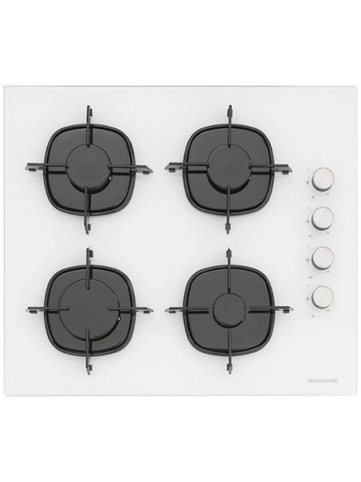 Silverline CS5700E6W01 Beyaz Gazlı Ankastre Ocak