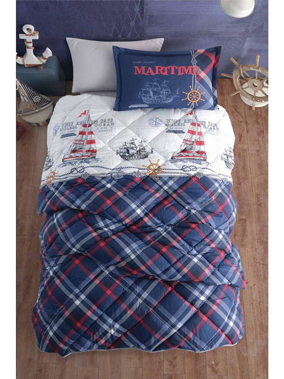 Clasy %100 Pamuk Ranforce Tek Kişilik Yorgan 155 x 215