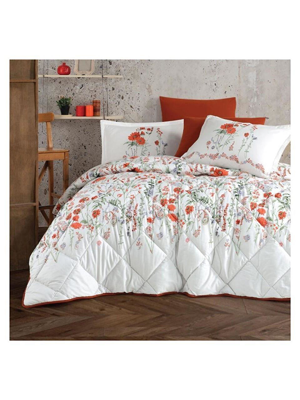 Clasy %100 Pamuk Ranforce Tek Kişilik Yorgan 155 x 215