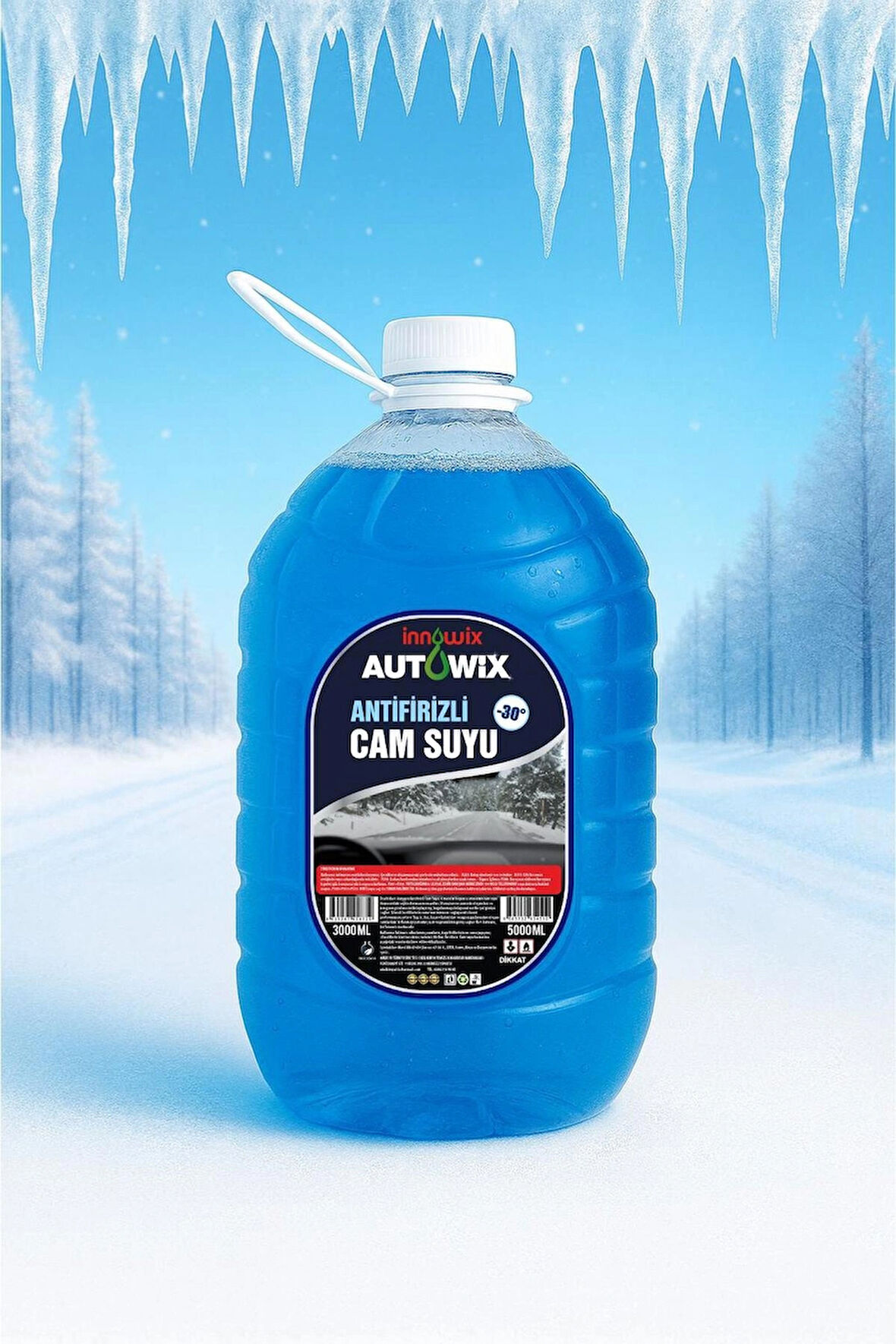 Kışlık Antifrizli Cam Suyu 5 LT -30 Derece