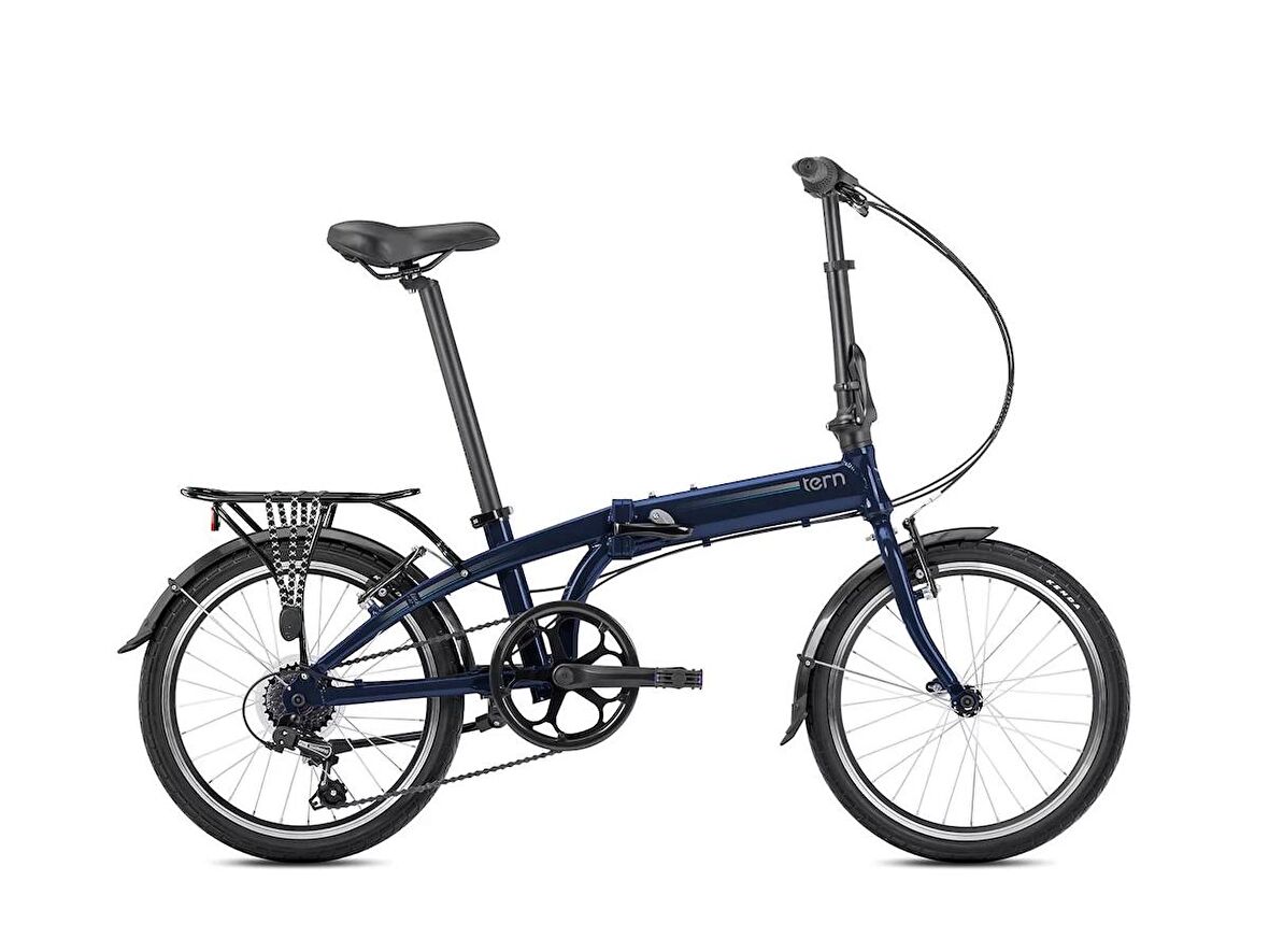 Tern Lınk A7 20 Jant 7 Vites V-Fren Katlanır Bisiklet Koyu Mavi-Mavi