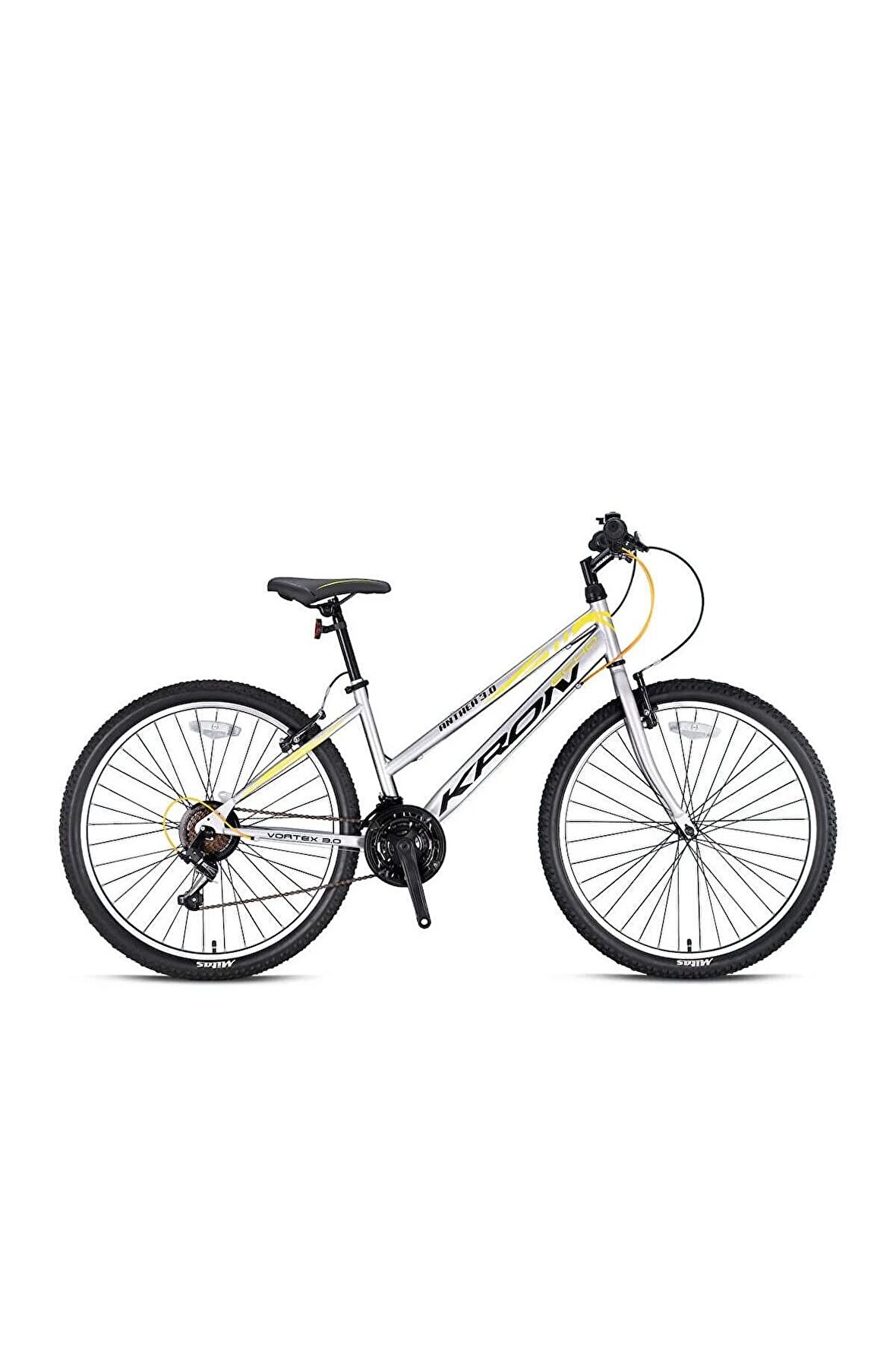 Anthea 3.0 - 26 Jant Mtb Lady - 15 Kadro - 21 Vites - V.b. (PAPUÇ FREN) - Mat Gri-açık Sarı/si