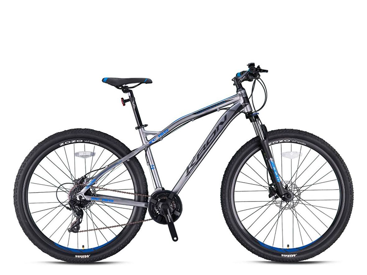 Kron XC-150 29 Jant 24 Vites 43 Cm Hidrolik Disk Fren Dağ Bisikleti- Mat Füme-Siyah-Mavi