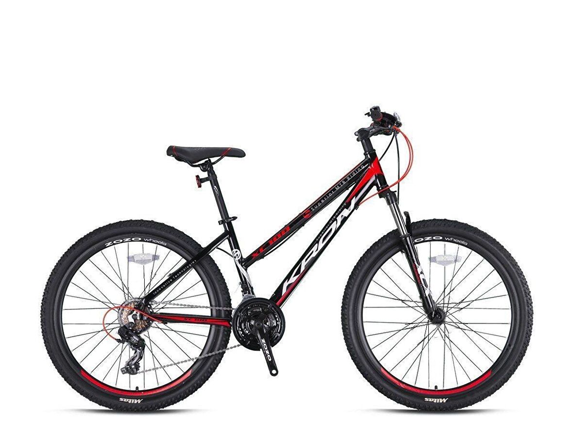 Kron XC 100 - 27.5" MTB Lady - 15' - 21 Vites - V.B  - Siyah-Gri/Kırmızı